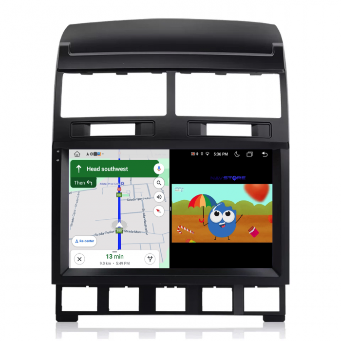 Navigatie Dedicata Volkswagen Touareg (2003-2010), 9Inch, 6Gb Ram, 128Gb Stocare, Carplay [5]