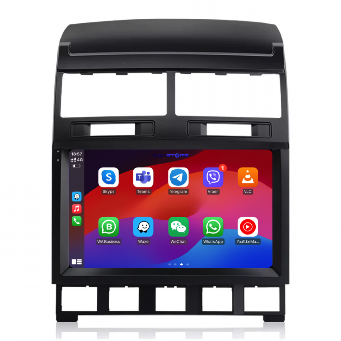 Navigatie Dedicata Volkswagen Touareg (2003-2010), 9Inch, 6Gb Ram, 128Gb Stocare, Carplay [4]