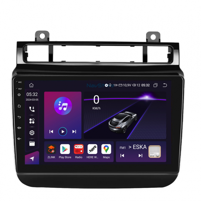 Navigatie Android Dedicata Volkswagen Touareg (2010-2018), 9Inch, 4Gb Ram, 64Gb Stocare, Bluetooth, WiFi, Carplay [2]