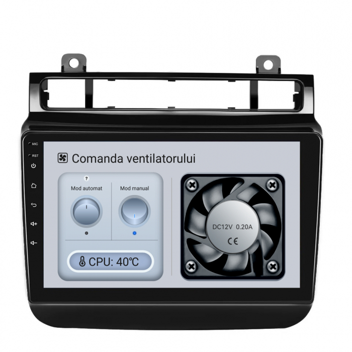 Navigatie Android Dedicata Volkswagen Touareg (2010-2018), 9Inch, 4Gb Ram, 64Gb Stocare, Bluetooth, WiFi, Carplay [3]