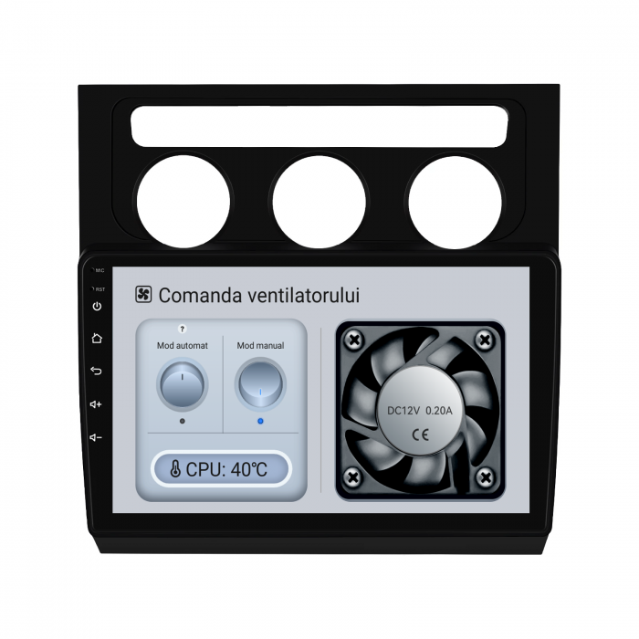 Navigatie Dedicata Volkswagen Touran (2003-2010), 10Inch, 8Gb Ram, 256Gb Stocare, Carplay [6]