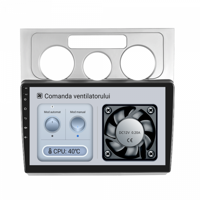 Navigatie Dedicata Volkswagen Touran (2003-2010), 10Inch, 6Gb Ram, 128Gb Stocare, Carplay [6]
