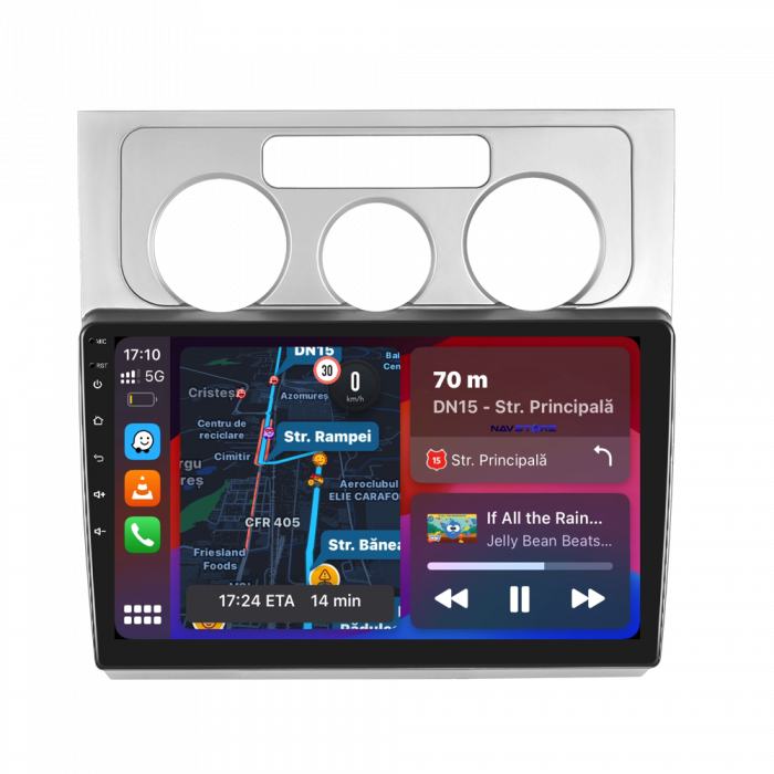 Navigatie Dedicata Volkswagen Touran (2003-2010), 10Inch, 6Gb Ram, 128Gb Stocare, Carplay [2]