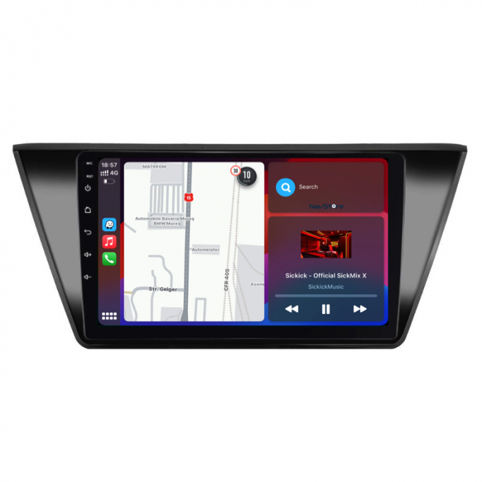 Navigatie Dedicata Volkswagen Touran (2015 - 2020), 10Inch, 6Gb Ram, 128Gb Stocare, Carplay [3]