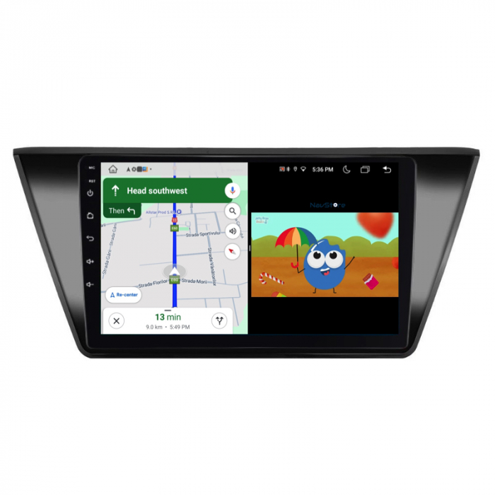 Navigatie Android Dedicata Volkswagen Touran (2015 - 2020), 10Inch, 8Gb Ram, 256Gb Stocare, Carplay [5]