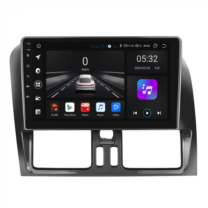 Navigatie Android Dedicata Volvo Xc60 (2008 - 2017), 9 Inch, 4Gb Ram, 64Gb stocare, Bluetooth, WiFi, Carplay [2]