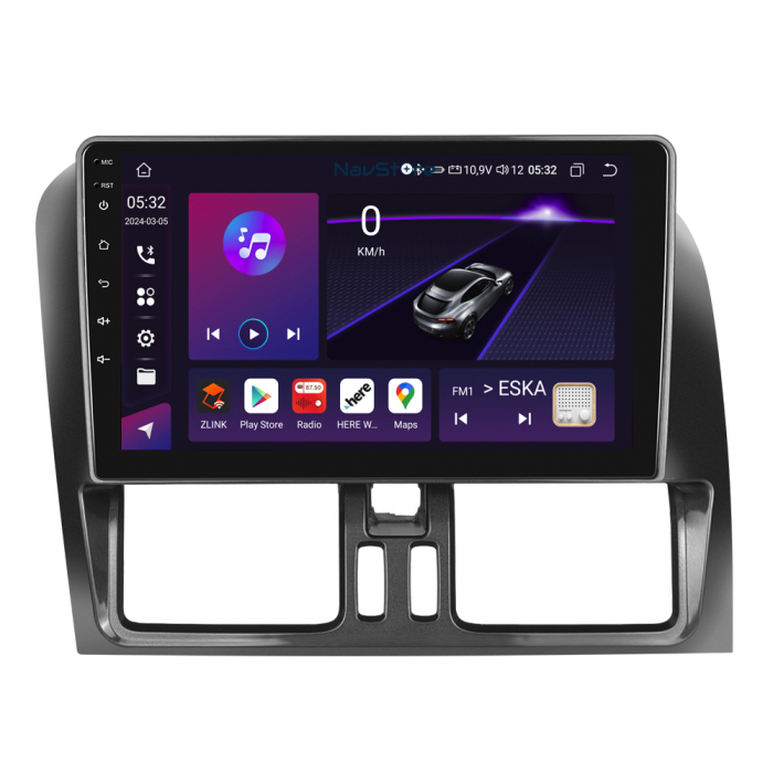 Navigatie Android Dedicata Volvo Xc60 (2008 - 2017), 9 Inch, 4Gb Ram, 64Gb stocare, Bluetooth, WiFi, Carplay [3]