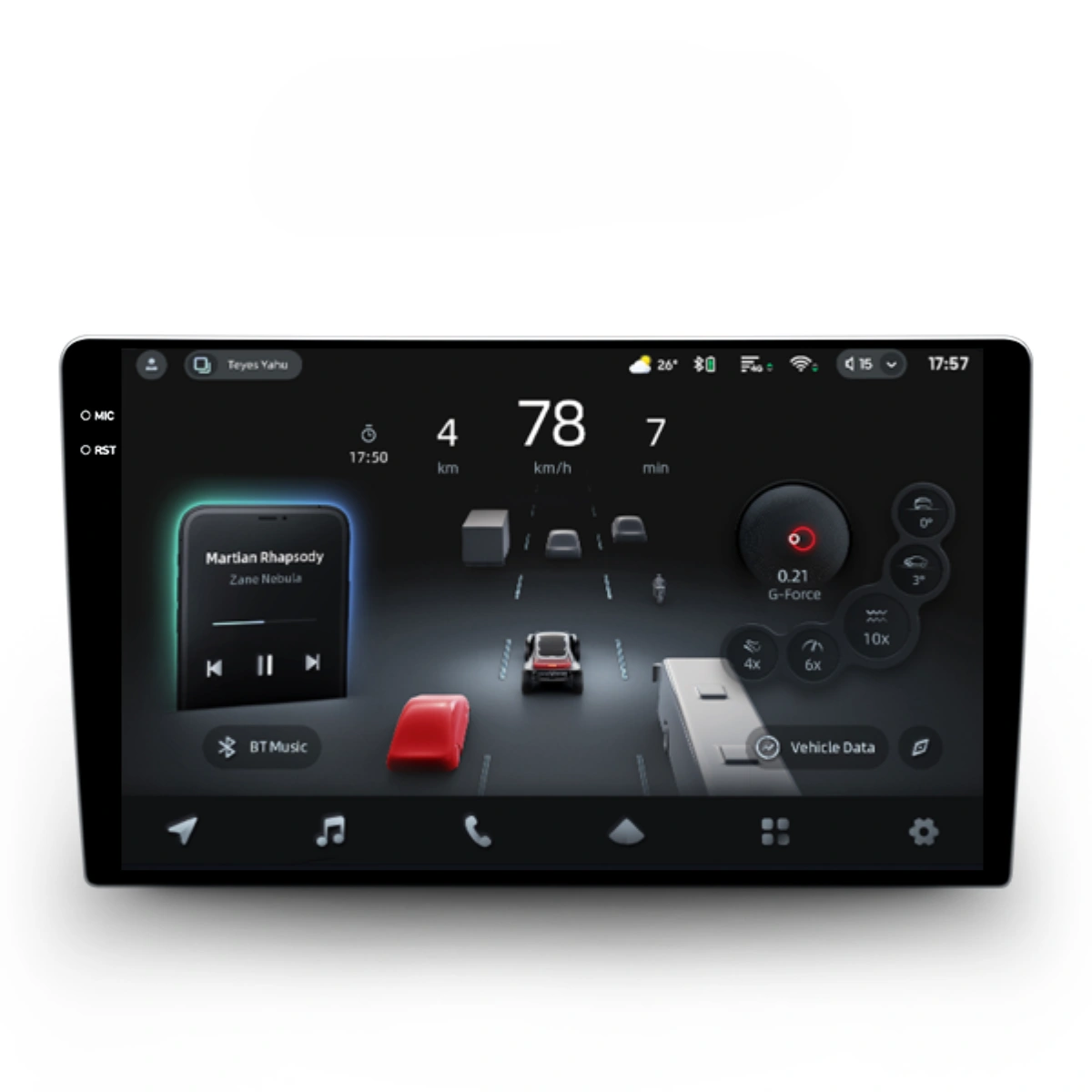Navigatie Auto cu Asistenta AI Teyes CC4 PRO Kia Sorento 2002-2010 8+128GB 9.5" QLED, Android 13, 5G, 7.1 DSP, CarPlay [4]