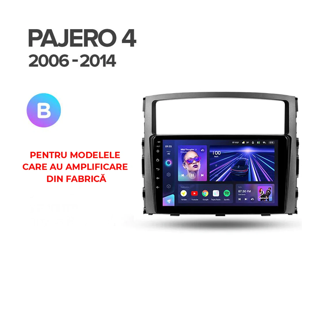 Navigatie Auto cu Asistenta AI Teyes CC4 PRO Mitsubishi Pajero 4 V90 2006-2014 8+128GB 9.5" QLED, Android 13, 5G, 7.1 DSP, CarPlay [8]