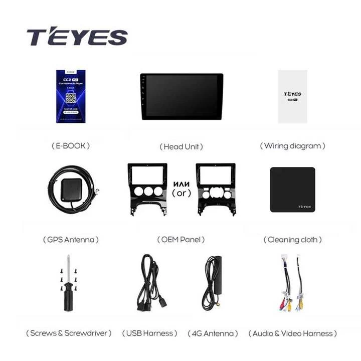 Navigatie Auto Teyes CC3 2K 360° Peugeot 3008 2009-2016 6+128GB 9.5" QLED Octa-core 2Ghz, Android 4G Bluetooth 5.1 DSP [10]