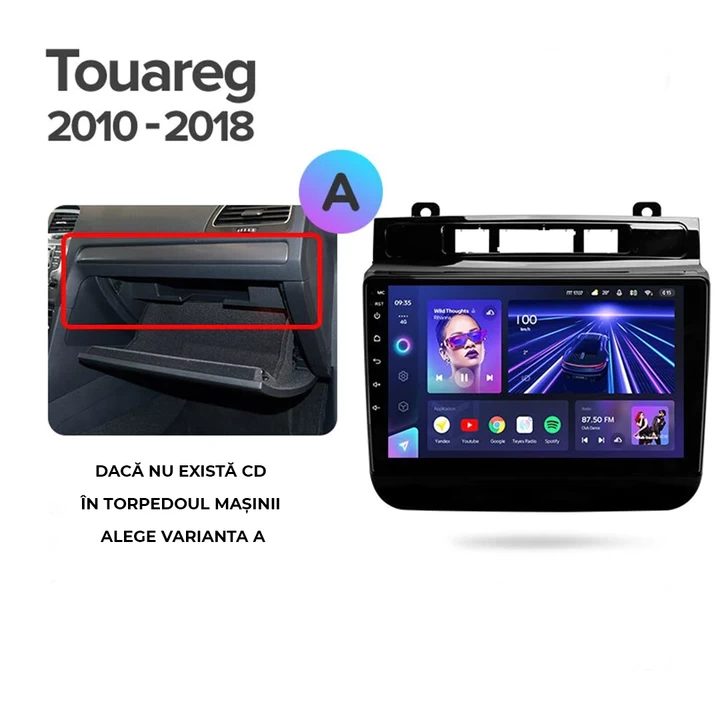 Navigatie Auto Teyes CC3 2K 360° Volkswagen Touareg 2 2010-2018 6+128GB 9.5" QLED Octa-core 2Ghz, Android 4G Bluetooth 5.1 DSP [8]