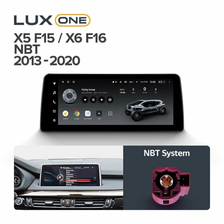Navigatie auto Teyes Lux One BMW X6 F16 2013-2020 NBT 6+128GB 12.3” IPS Octa-Core 2.0 GHz Android 4G DSP Bluetooth 5.1 [3]
