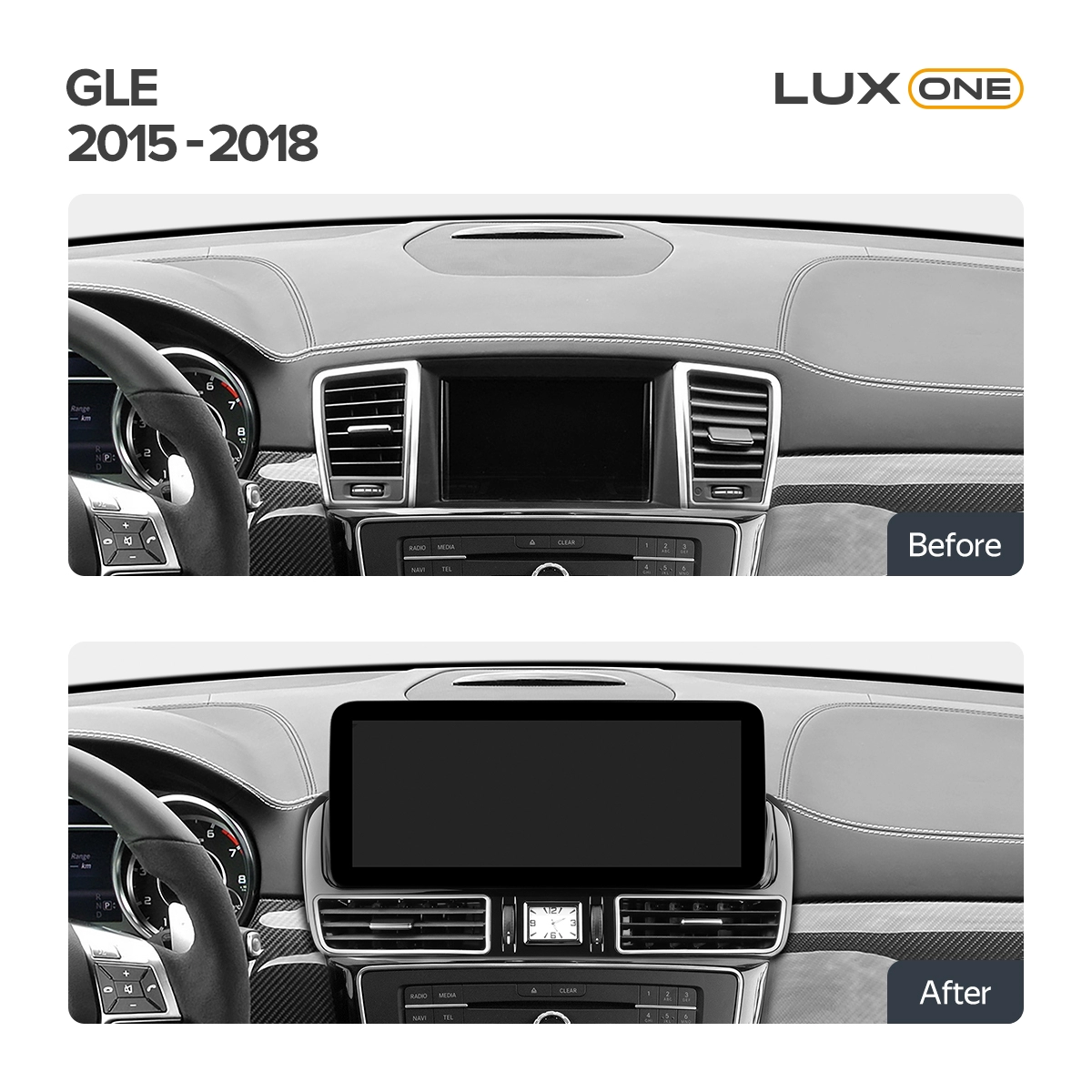 Navigatie Auto Teyes Lux One Mercedes-Benz GLE W166 2011-2019 NTG 5.0 6+128GB 12.3" IPS Octa-core 2Ghz, Android 4G Bluetooth 5.1 DSP [3]