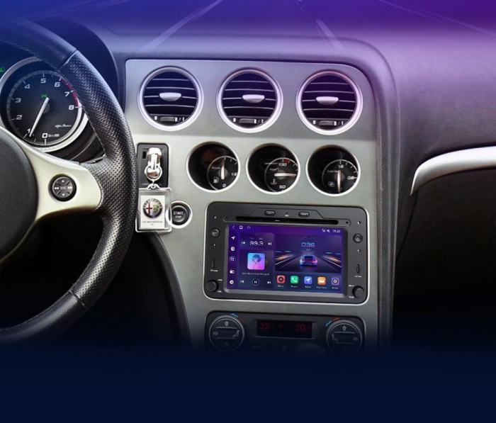 Navigatie dedicata Alfa Romeo 159, Brera, Spider, 4GB RAM, 64GB Stocare, Carplay [5]