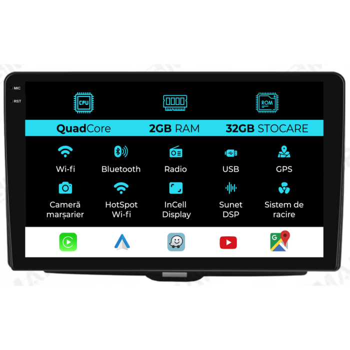 Navigatie Dedicata Alfa Romeo Giulietta (2010-2020), 9Inch, 2Gb Ram, 32Gb Stocare, Carplay [1]