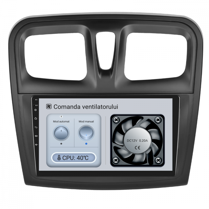 Navigatie Dedicata Dacia Logan/Sandero (2012-2020), 9Inch, 4Gb Ram, 64Gb Stocare, Carplay [6]
