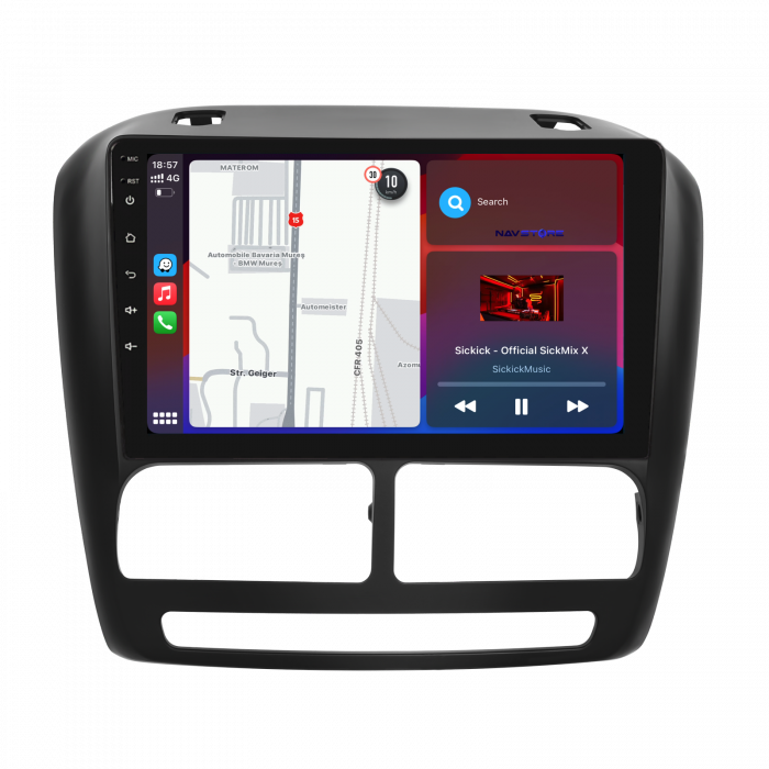 Navigatie Dedicata Fiat Doblo (2010-2015), 10Inch, 6Gb Ram, 128Gb Stocare, Carplay [3]