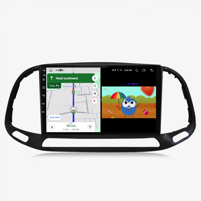 Navigatie Dedicata Fiat Doblo (2015-2019), 9Inch, 6Gb Ram, 128Gb Stocare, Carplay [5]