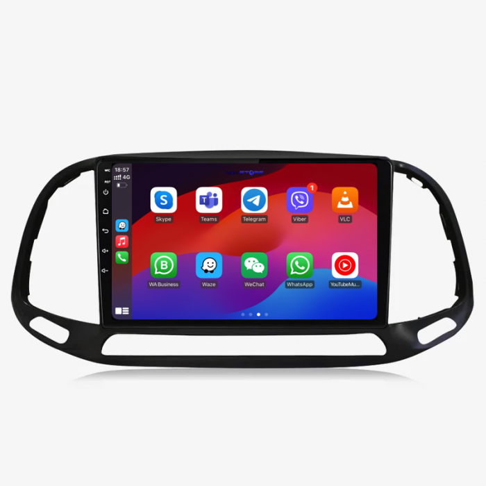 Navigatie Dedicata Fiat Doblo (2015-2019), 9Inch, 6Gb Ram, 128Gb Stocare, Carplay [4]