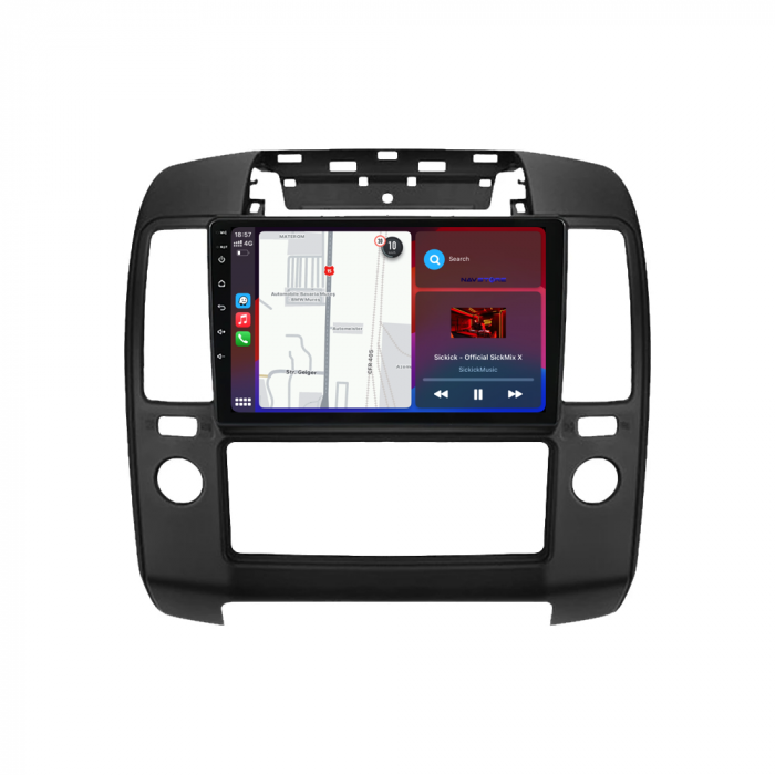 Navigatie Dedicata Nissan Navara (2004-2010), 9Inch, 4Gb Ram, 64Gb Stocare, Carplay [3]