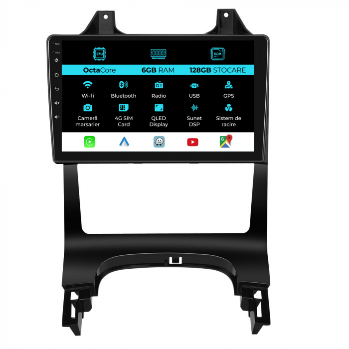 Navigatie Dedicata Peugeot 5008/3008 (2009-2016), 9Inch, 6Gb Ram, 128Gb Stocare, Carplay [1]