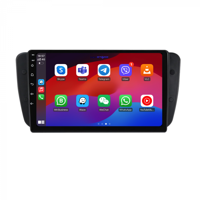 Navigatie Dedicata Seat Ibiza (2008-2016), 9Inch, 6Gb Ram, 128Gb Stocare, Carplay [4]