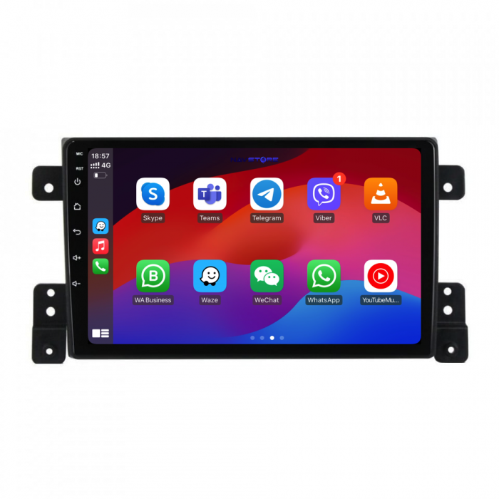 Navigatie Dedicata Suzuki Grand Vitara 3 (2005-2015), 9Inch, 6Gb Ram, 128Gb Stocare, Carplay [4]
