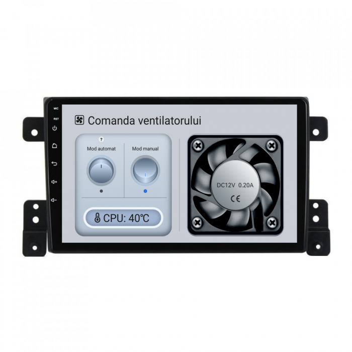 Navigatie Dedicata Suzuki Grand Vitara 3 (2005-2015), 9Inch, 6Gb Ram, 128Gb Stocare, Carplay [6]