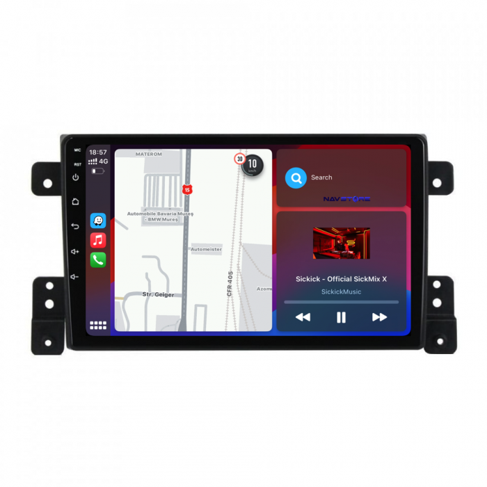 Navigatie Dedicata Suzuki Grand Vitara 3 (2005-2015), 9Inch, 6Gb Ram, 128Gb Stocare, Carplay [3]