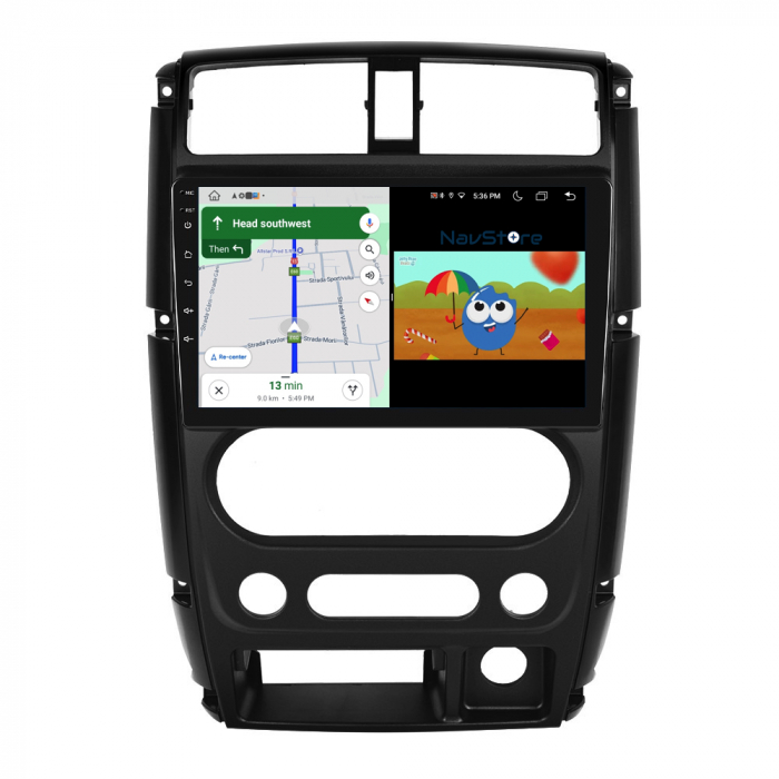 Navigatie Android Dedicata Suzuki Jimny 3 (2005-2019), 9Inch, 4Gb Ram, 64Gb Stocare, Bluetooth, WiFi, Carplay [7]