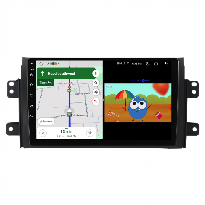 Navigatie Dedicata Suzuki SX4 (2006-2012), 9Inch 4Gb Ram, 64Gb Stocare, Carplay [5]