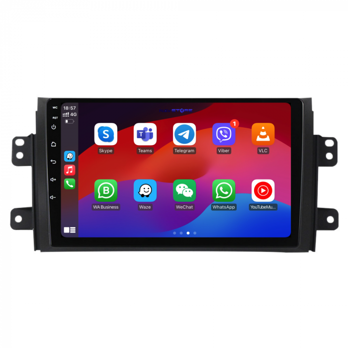 Navigatie Dedicata Suzuki SX4 (2006-2012), 9Inch 4Gb Ram, 64Gb Stocare, Carplay [4]
