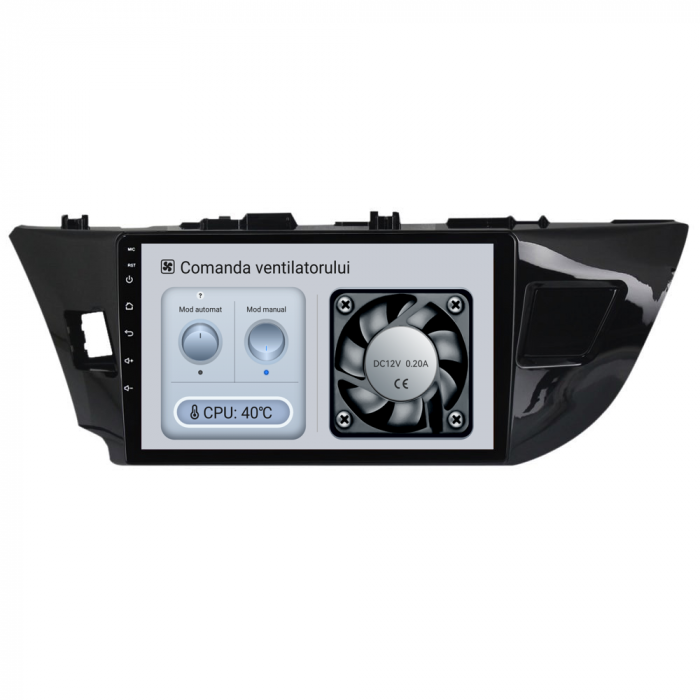 Navigatie Dedicata Toyota Corolla (2013-2019), 10Inch, 6Gb Ram, 128Gb Stocare, Carplay [6]