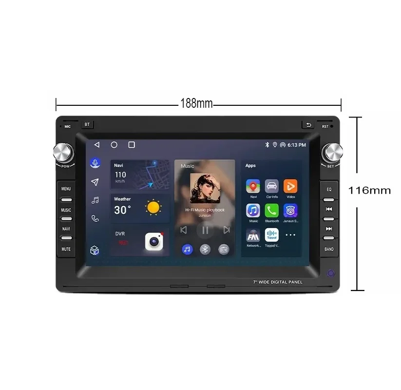 Navigatie Dedicata Android Volkswagen Golf4,Passat B5, Sharan, Transporter, Bora, Polo, Octavia1, 4Gb Ram, 64Gb stocare, Bluetooth, CarPlay [5]