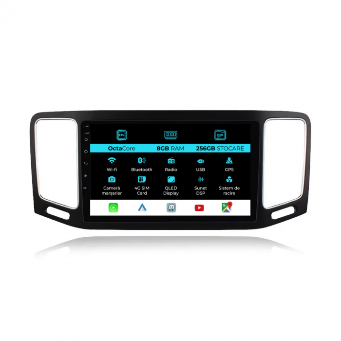 Navigatie Dedicata Volkswagen Sharan (2012-2019), 9Inch, 8Gb Ram, 256Gb Stocare, Carplay [1]
