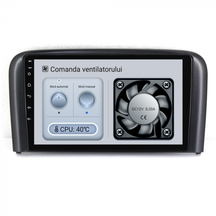 Navigatie Dedicata Volvo S80 (1998-2006), 9Inch, 6Gb Ram, 128Gb Stocare, Carplay [6]