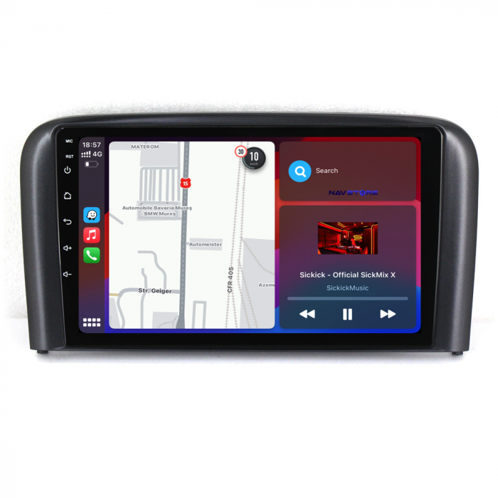 Navigatie Dedicata Volvo S80 (1998-2006), 9Inch, 6Gb Ram, 128Gb Stocare, Carplay [3]