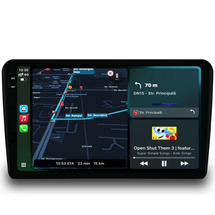 Navigatie Dedicata Audi A3 8P (2003-2013), 9Inch, 4Gb Ram, 64Gb Stocare, Carplay [2]