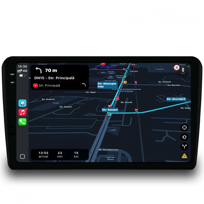 Navigatie Dedicata Audi A3 8P (2003-2013), 9Inch, 6Gb Ram, 128Gb Stocare, Carplay [3]
