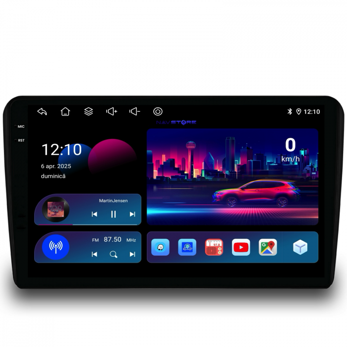 Navigatie Dedicata Audi A3 8P (2003-2013), 9Inch, 6Gb Ram, 128Gb Stocare, Carplay [4]
