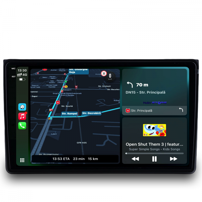 Navigatie Dedicata Audi A4 (2001-2008), 2K, 4Gb Ram, 64Gb Stocare, Carplay [2]