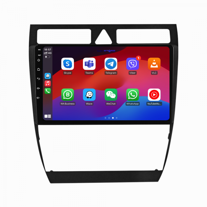 Navigatie Dedicata Audi A6 C5 (2000-2004), 9Inch, 1Gb Ram, 32Gb Stocare, Carplay [4]