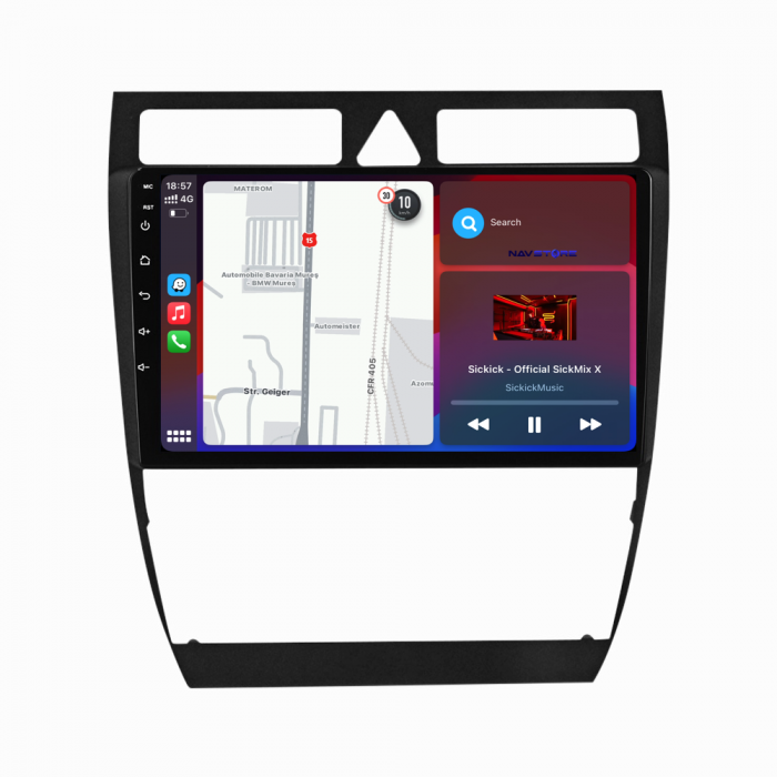 Navigatie Dedicata Audi A6 C5 (2000-2004), 9Inch, 1Gb Ram, 32Gb Stocare, Carplay [3]