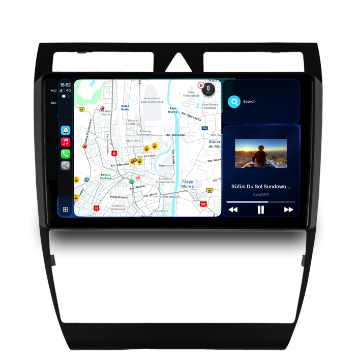 Navigatie Dedicata Audi A6 C5 (2000-2004), 9Inch, 6Gb Ram, 128Gb Stocare, Carplay [2]