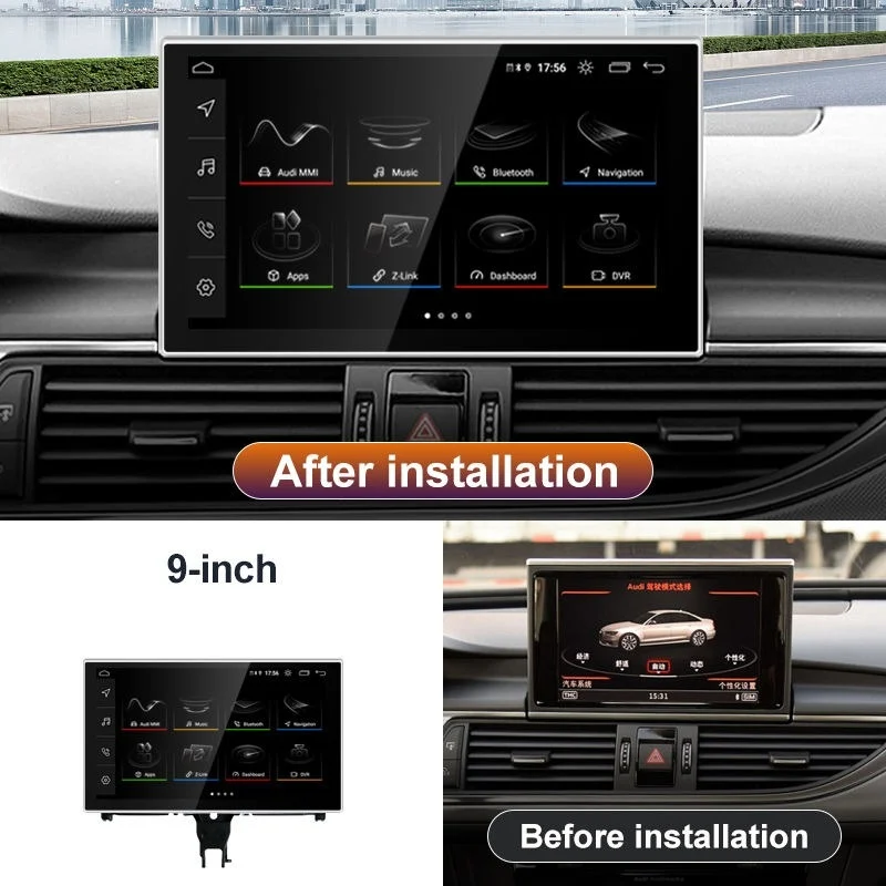 Navigatie Dedicata Audi A6 C7 (2011-2018), 9 Inch 8Gb Ram, 128Gb stocare, Carplay [6]