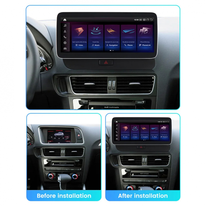 Navigatie Dedicata Audi Q5 (2008 - 2017), 10.25 Inch, 4Gb Ram, 64Gb stocare, Carplay [5]