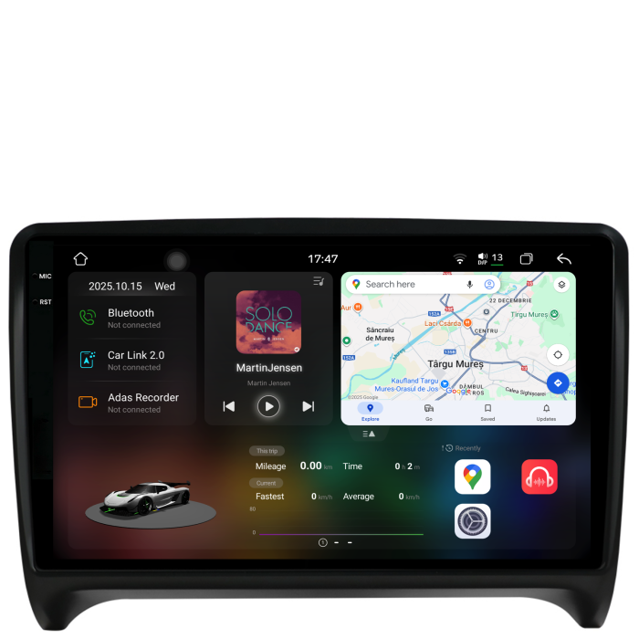 Navigatie Dedicata Audi TT (2006-2014), 2K, 12Gb Ram, 256Gb Stocare, Carplay [1]