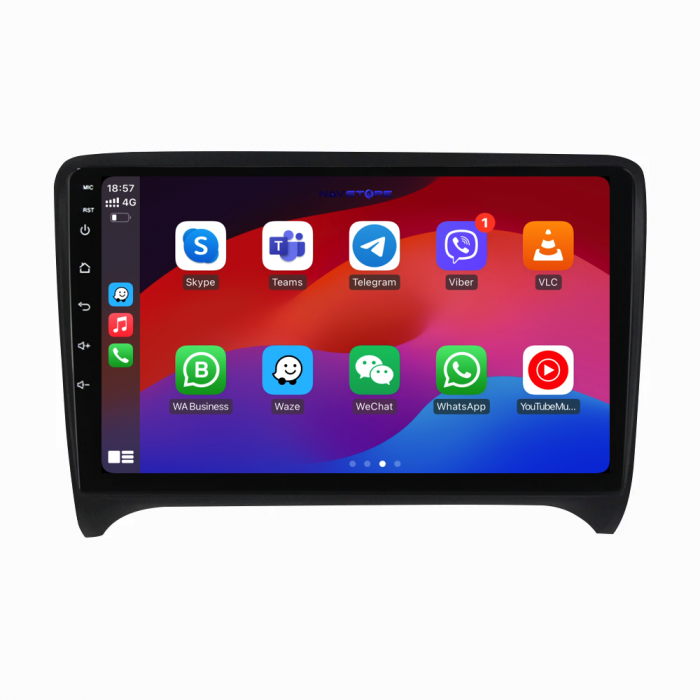 Navigatie Dedicata Audi TT (2006-2014), 9 Inch, 1Gb Ram, 32Gb stocare, Carplay [5]