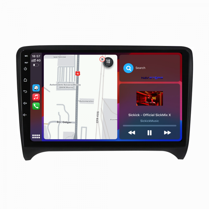 Navigatie Dedicata Audi TT (2006-2014), 9 Inch, 1Gb Ram, 32Gb stocare, Carplay [4]
