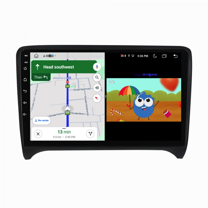 Navigatie Dedicata Audi TT (2006-2014), 9 Inch, 1Gb Ram, 32Gb stocare, Carplay [6]